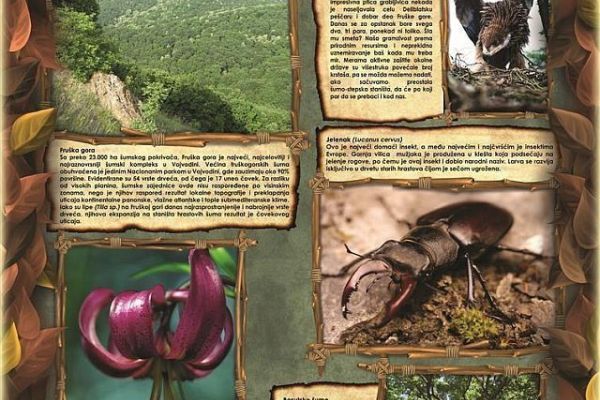 Najava - Prirodnjačka izložba na otvorenom "Zanimljivosti prirode Vojvodine"