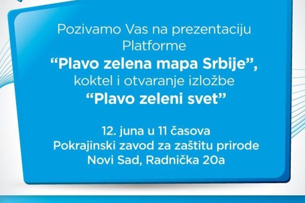 PRIRODA SRBIJE NA DLANU: PLAVO ZELENA MAPA