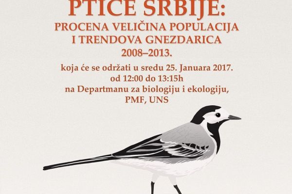 PROMOCIJA KNJIGE - PTICE SRBIJE procena veličina populacija i trendova gnezdarica 2008-2013"