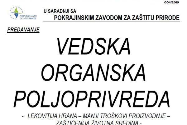 POZIV - DRUŠTVO VRELO - VEDSKA ORGANSKA POLJOPRIVREDA