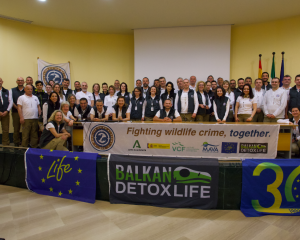 Group photo with participants and professors of the Wildlife Crime Academy Level 3 Course    Antonio Atienza Fuerte