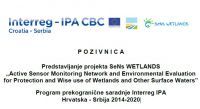 Predstavljanje projekta  SeNs WETLANDS 