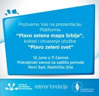 PRIRODA SRBIJE NA DLANU: PLAVO ZELENA MAPA