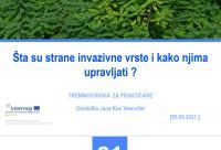  Sava TIES  - Održana obuka o invazivnim vrstama i njihovoj kontroli za korisnike u zaštićenim područjima